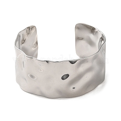 Некорневой текстурированный браслет-манжета из нержавеющей стали 304&nbsp;BJEW-Q773-05P