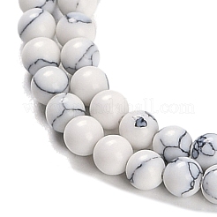 Синтетических нитей бирюзовые бусы&nbsp;G-U004-02M