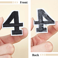 № 0~9 шерстяной войлок приутюжить/пришить заплатки AJEW-WH0308-314