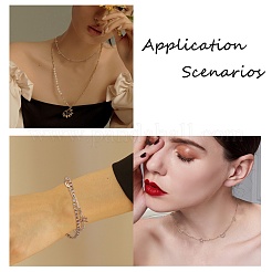 Латунные соединительные цепи ручной работы CHC-F010-01-G-A