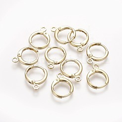 Латунные серьги-обручи&nbsp;KK-L179-04