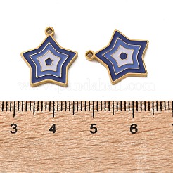 Подвески из нержавеющей стали 304 с эмалью&nbsp;STAS-B100-07G