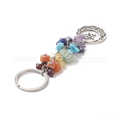 Chakra-Edelstein-Perlen-Schlüsselanhänger&nbsp;KEYC-JKC00459