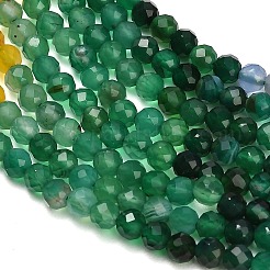 Stränge aus natürlichen Chalcedonperlen mit Farbverlauf&nbsp;GG-NH0004-A01-01A