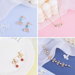 Соединители звеньев кристалла горного хрусталя сплава&nbsp;PALLOY-TA0002-26LG