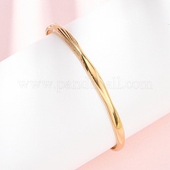 Браслеты-манжеты из нержавеющей стали 304 для женщин&nbsp;BJEW-Z146-05G