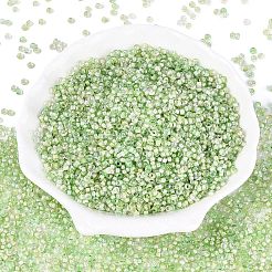 Perles de rocaille en verre picasso&nbsp;SEED-Q041-02C