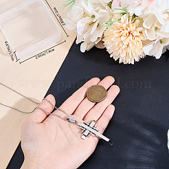 1 шт. крестики-подвески из нержавеющей стали 304 STAS-BBC0005-89