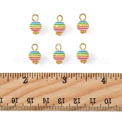 50 шт. подвески из прозрачной смолы в полоску&nbsp;PALLOY-FS00041-01