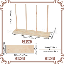 Держатель деревянной нити на 4 катушку DIY-WH0308-732