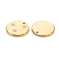 Ионное покрытие (ip) 304 нержавеющая сталь микропаве прозрачные кубические циркониевые подвески STAS-N097-101LG-NR