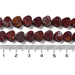 Natürliche rote Ozeanachatperlenstränge&nbsp;G-G084-B11-01