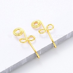 Латунные кольца в носу AJEW-F053-17G