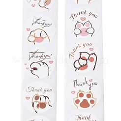 500 шт. рулон наклеек с кошачьей тематикой&nbsp;DIY-S049-01C