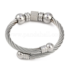 Браслеты из нержавеющей стали 304 для женщин&nbsp;STAS-M023-17P