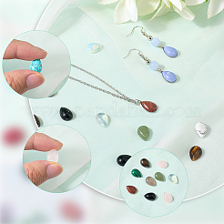 36 шт. 12 стиля кабошонов из натуральных и синтетических смешанных драгоценных камней&nbsp;G-SP0001-41