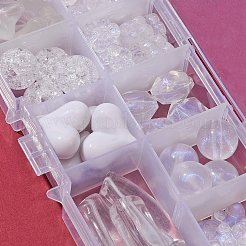 9 стиль прозрачных и непрозрачных акриловых бусин&nbsp;OACR-FS0001-11