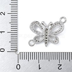 Стойка покрытие латунь микропаве прозрачный кубический цирконий бабочка соединительные подвески KK-A234-077P