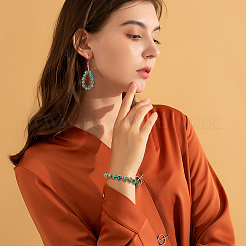 Синтетического малахита бисер нитей G-AR0002-62