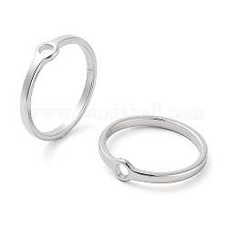 304 палец кольца из нержавеющей стали, пустое кольцо, цвет нержавеющей стали, внутренний диаметр: 17 мм