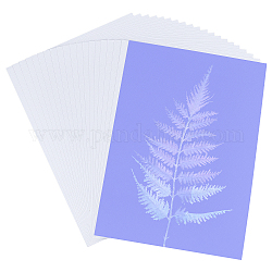Papier d'impression activé par l'énergie solaire, rectangle, blanc, 29.8x21x0.02 cm, 20 pcs /sachet 