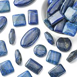 Lapis lazuli perle naturali, quadrato e rotondo e ovale, forme misto, 25~50x12~37x7~11mm, Foro: 0.8 mm