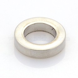 Stainless Steel Beads, Ring, Stainless Steel Color, 13x3.5mm, Hole: 8mm