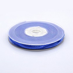 Polyester Samtband für Geschenkverpackung und Festivaldekoration, königsblau, 1/8 Zoll (4 mm), etwa 100 yards / Rolle (91.44 m / Rolle)
