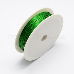 Круглая железная проволока, зелёные, 28 датчик, 0.3 мм, около 65.61 фута (20 м) / рулон, 10 рулон / набор