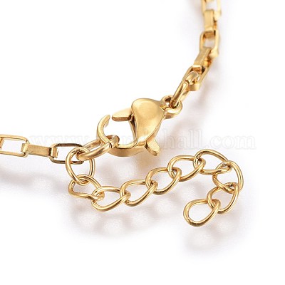 Ионное покрытие (ip) 304 нержавеющая сталь id браслеты BJEW-L637-07-G-1