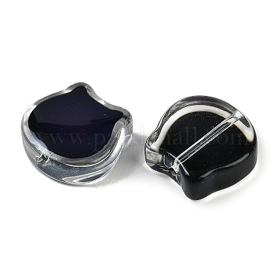 Двухцветные стеклянные бусины для настроения GLAA-Z007-12A-1