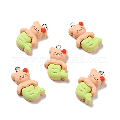 Подвески из непрозрачной смолы RESI-G043-E01-1