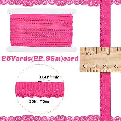 Резинка для чинлона с волнистыми краями EC-GF0001-41D-1