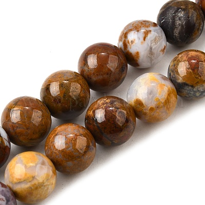 Природные африканские опал бусины пряди G-S390-06-10mm-1