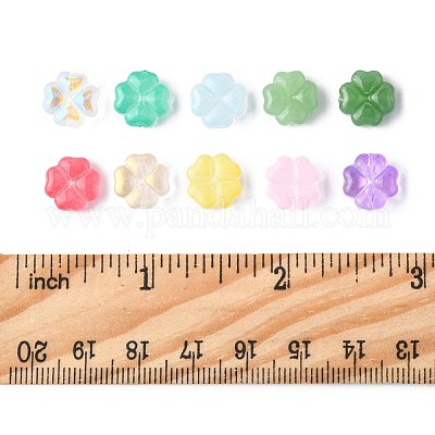 120шт 3 стиля прозрачные стеклянные бусины GLAA-FS0002-46-1