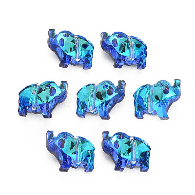 96шт гальванические стеклянные бусины нити EGLA-T008-027C-1