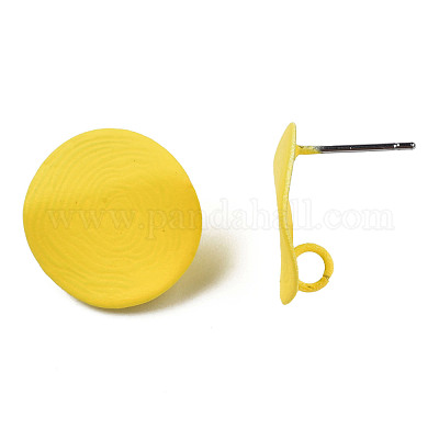 Окрашенные спрей железные серьги IFIN-N008-012D-1