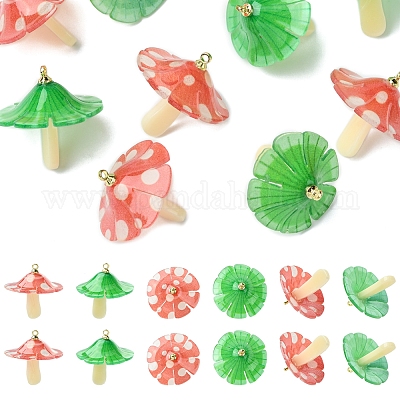 10шт 2 цвета пластиковые подвески KY-FS0001-34B-1