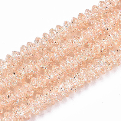 Стеклянные бусины кракле  GLAA-S192-004F-1