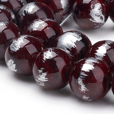 Природный нефрит машан бусины нитки G-G833-10mm-17-1