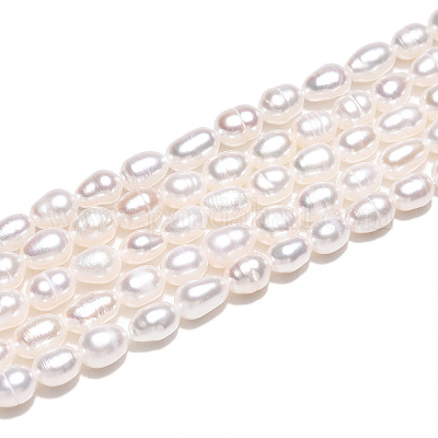 Нити из натурального культивированного пресноводного жемчуга PEAR-N012-03P-01-1