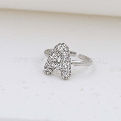 Латунные кольца из манжеты с прозрачным цирконием FS-WG17FF6-01-1