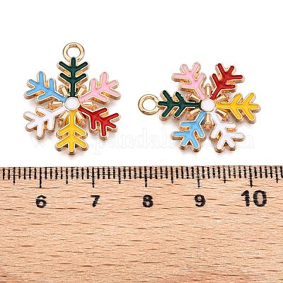 Новогодняя тема сплава эмали подвески ENAM-T020-10C-1