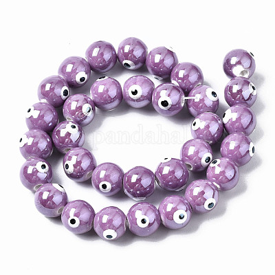 Бусины из фарфора и керамики ручной работы PORC-T006-02F-1