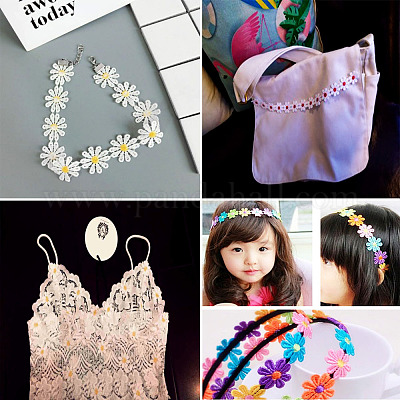 Красочная кружевная отделка из полиэстера OCOR-TA0001-34C-1