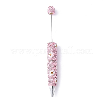 Ручка из сплава с бусинами AJEW-A066-02K-1