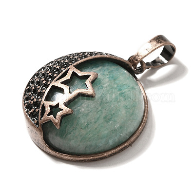 Природные подвески амазонит G-P560-01R-07-1