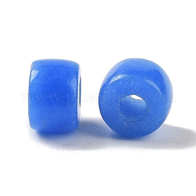 Крашеные натуральный белый нефрит бисер&nbsp;G-G003-A06-11-1