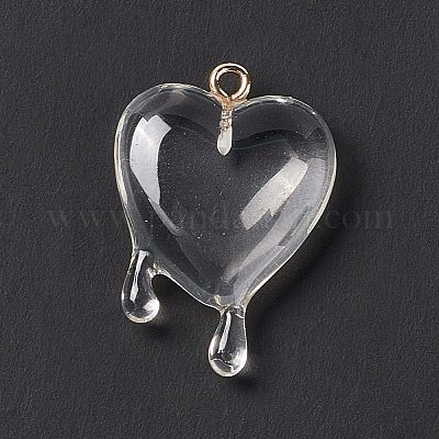 Прозрачные смоляные подвески RESI-F028-01E-1