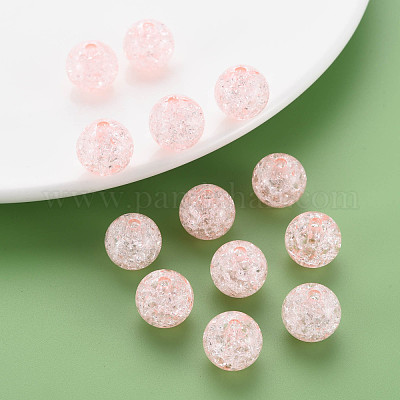 Прозрачных бусин акриловые треск MACR-S373-66B-N10-1